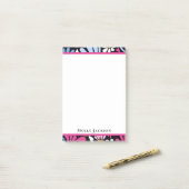 Modern Minimal einfach, stilvoll Girly Post-it Klebezettel (Auf Schreibtisch)