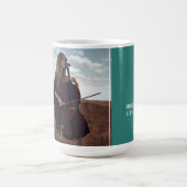 Modern Minimal Elegant Sleek Photo Graduation Gift Kaffeetasse (Mittel)