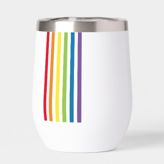 MODERN MINIMAL farbenfroher, einfacher Regenbogens (Rückseite)