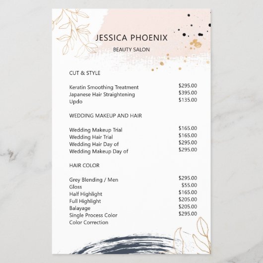 Modern, minimal flyer (Vorne)