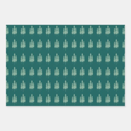 Modern Minimal Gift Wrap Geschenkpapier Set (Vorderseite 3)