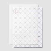 Modern, minimal, Hochzeit, Save the Date Pergament Einladungen (Versetzt (Einladung))