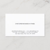 MODERN & MINIMAL Nr. 7 Visitenkarte (Rückseite)