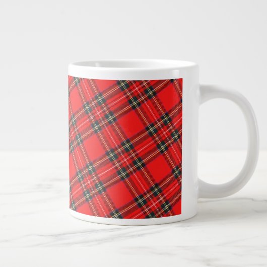 Modern Minimal Pattern Jumbo-Tasse (Rechts)