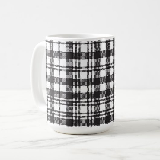Modern Minimal Pattern Kaffeetasse (Vorderseite Links)