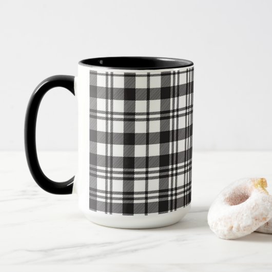 Modern Minimal Pattern Tasse (Mit Donut)