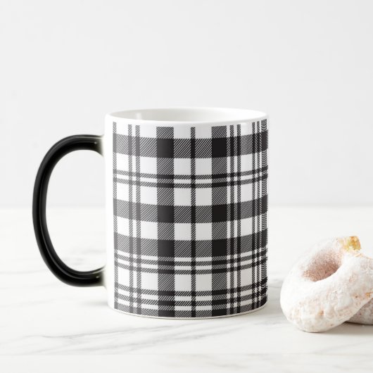 Modern Minimal Pattern Verwandlungstasse (Mit Donut)