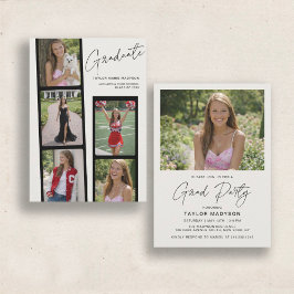 Modern Minimal Photo Strip | Graduation Party Einladung