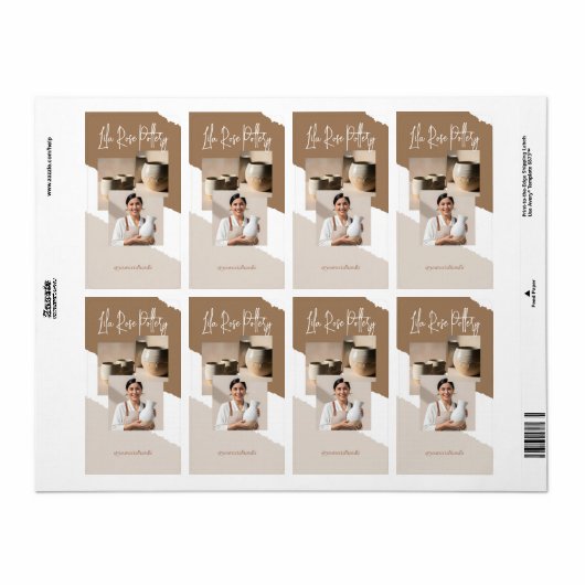 Modern Minimal Pottery Ceramic Business Box Wrap (Vorne)