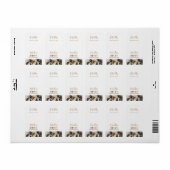 Modern Minimal Pottery Ceramic Business Box Wrap Adressaufkleber (Vorne)