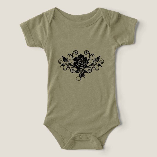 Modern Minimal Rose Mark Infant Tee (Design Vorderseite)