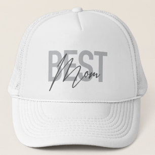 Modern, minimal, simple, cool design of Best Mom Truckerkappe
