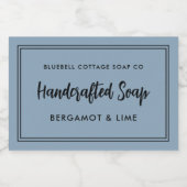 Modern Minimal Soap Bar Product Label Lebensmitteletikett (Einzelnes Label)