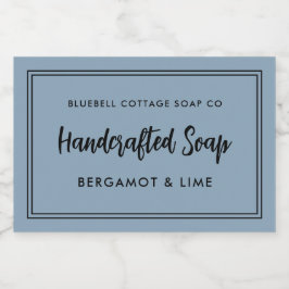 Modern Minimal Soap Bar Product Label Lebensmitteletikett