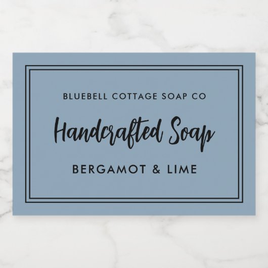 Modern Minimal Soap Bar Product Label Lebensmitteletikett (Einzelnes Label)