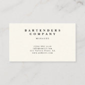 Modern Minimal Soft Gradient Colors Visitenkarte (Rückseite)