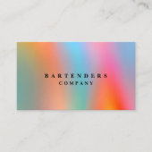 Modern Minimal Soft Gradient Colors Visitenkarte (Vorderseite)