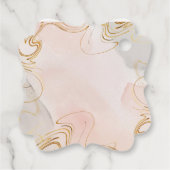 Modern Minimal The CEO Blue Geschenkanhänger (Rückseite)