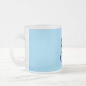 Modern Minimal The CEO Blue Mattglastasse (Links)