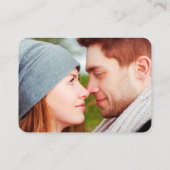 Modern Minimal Wedding Website QR Code Insert Card (Rückseite)