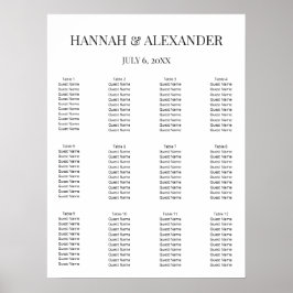 Modern Minimal Wedding Welcome Sign Poster