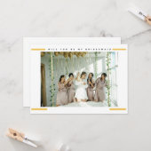 Modern minimale Foto-Überbrückungskarte Karte (Vorderseite/Rückseite Beispiel)