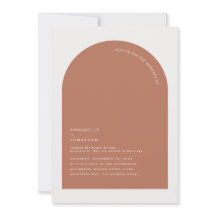 Modern minimaler bohemischer Rost Terrakotta geome