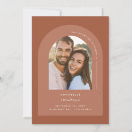 Modern minimaler bohemischer Terrakotta geometrisc