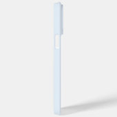 Modern minimales monogramm hellblau Case-Mate iPhone hülle (Rückseite / Rechts)