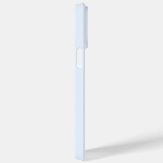 Modern minimales monogramm hellblau Case-Mate iPhone hülle (Rückseite / Rechts)