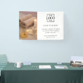 Modern Minimalis Business Logo Photo Professional Banner (Messe)