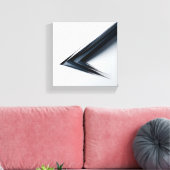Modern Minimalist Abstract Sharp Vector - 3D  Leinwanddruck (Insitu (Wohnzimmer))