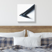 Modern Minimalist Abstract Sharp Vector - 3D  Leinwanddruck (Insitu (Schlafzimmer))