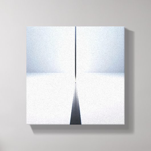 Modern Minimalist Abstract Vertical Beam - 3D  Leinwanddruck (Vorderseite)