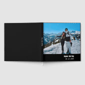 Modern Minimalist All Purpose Photo Album - Black  Gästebuch (Voll)