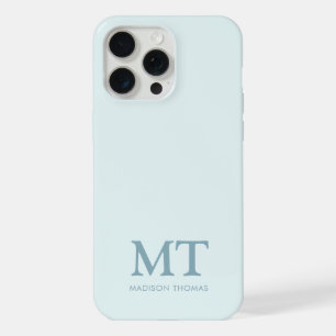 Modern minimalist Anfangsbuchstabe Monogramm iPhone 15 Pro Max Hülle