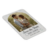 Modern Minimalist Arched Photo personalized Magnet (Rechte Seite)