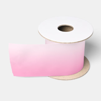 Modern minimalist Baumwoll Zucker rosa Farbverlauf Satinband