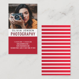 Modern Minimalist Calligraphy Script Fotograf Visitenkarte