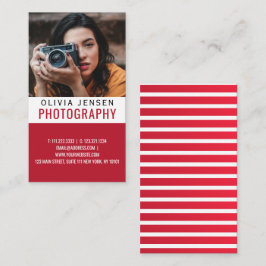 Modern Minimalist Calligraphy Script Fotograf Visitenkarte