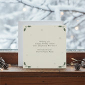 Modern Minimalist Corporate Holiday Card Einladung