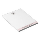 Modern Minimalist Custom Business Logo Branding Notizblock (angewinkelt)