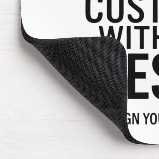 Modern Minimalist Customizable 9.25x7.75" Mousepad (Ecke)