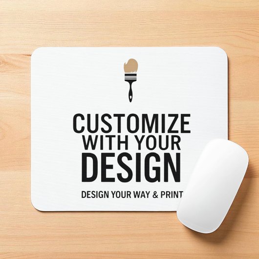 Modern Minimalist Customizable 9.25x7.75" Mousepad