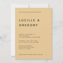 Modern Minimalist Editorial All Caps Golden Yellow