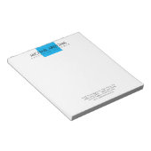 Modern minimalist einfach schlicht notizblock (angewinkelt)