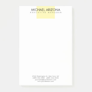 Modern minimalist einfach schlicht post-it klebezettel