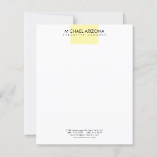 Modern minimalist einfaches Blatt Papier