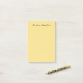 Modern minimalist einfaches Jasmin-Farbschema erst Post-it Klebezettel (Auf Schreibtisch)