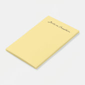 Modern minimalist einfaches Jasmin-Farbschema erst Post-it Klebezettel (angewinkelt)